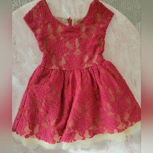 Joyfolie MiaJoy lace and tulle holiday dress size 4.